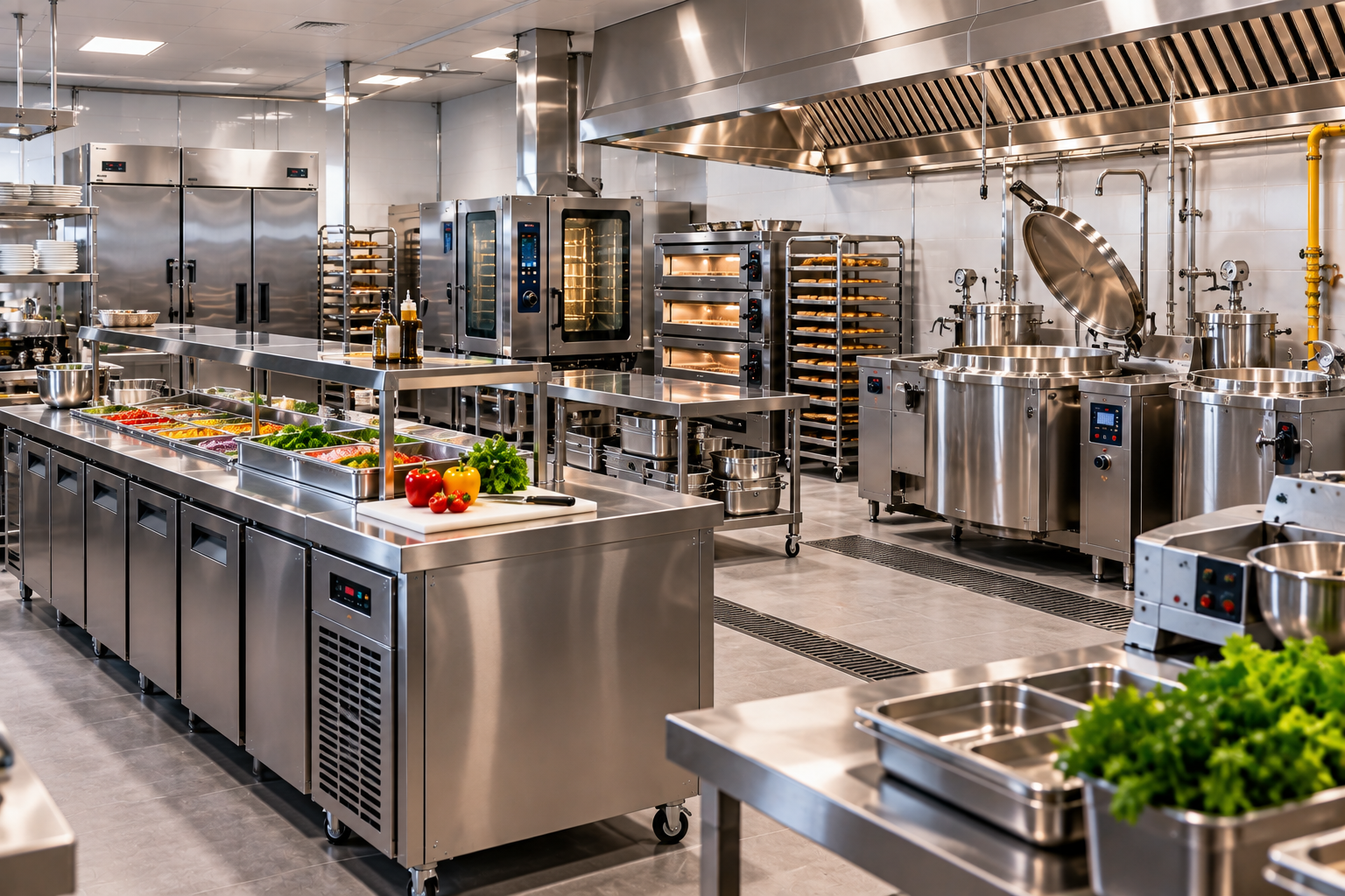 commercial hotel kitchen equipment in Saudi Arabia Hospitality