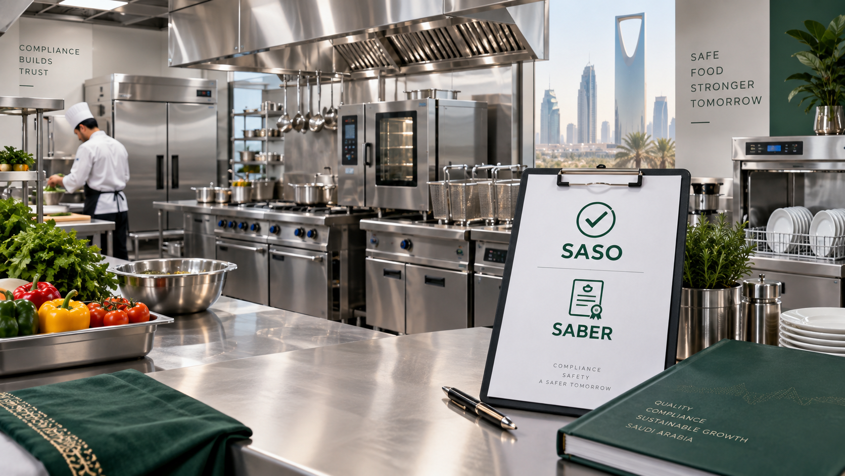 SASO & SABER Requirements for Commercial Kitchen Equipment in Saudi Arabia: 2026 Guide